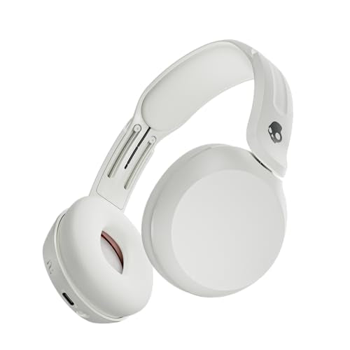 Skullcandy Icon 180 Wireless On-Ear Bluetooth Headphones - Bone | 50 Hours Battery, Lightweight and Travel Ready, Secure Fit, Sweat and Water Resistant, Microphone iPhone Android, Foldable - color: Bone