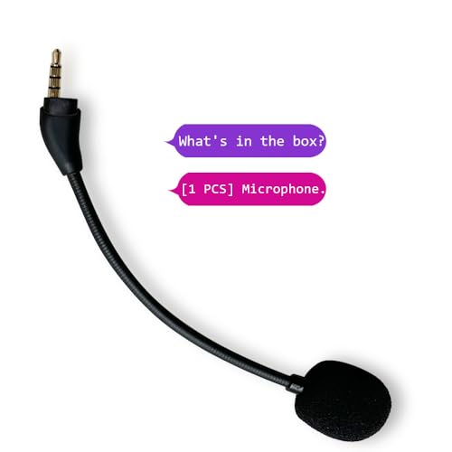 Replacement Mic Compatible with HyperX Cloud 3 Headsets
