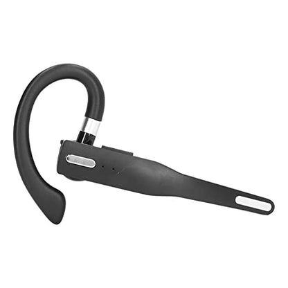 Wireless BT Earpiece, Single Ear Headset with LED Display, Noise Canceling Handsfree Headset, Portable Cordless Headset with Charging Case for Sports