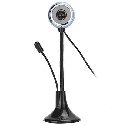 Mini Web Camara with Microphone, 360 Degree Rotated USB 480P HD Webcam for Desktop PC Laptop Video Calling Recording Conferencing, for Skype Zoom Meeting