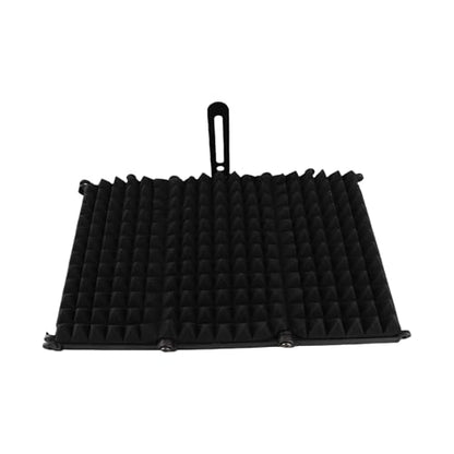 Portable Microphone Isolation, Adjustable Angle Sound Absorbing Panel with High Density Sponge for Vocal Recording and Noise Reduction (5 panel) - size: 5 panel