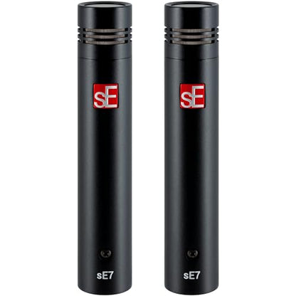 SE ELECTRONICS - sE7 Small Diaphragm Cardioid Condenser Microphone with Clip, Factory Matched Pair | Factory Matched Pair - color: sE7 (Matched Pair)