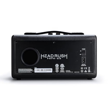 HeadRush FRFR-GO 30W Portable Electric Guitar Amplifier for Modellers | Portable Full-Range Flat-Response Speaker with Bluetooth, Rechargeable Battery for Multi-FX and Amp Modeling Pedals - size: 3-inch