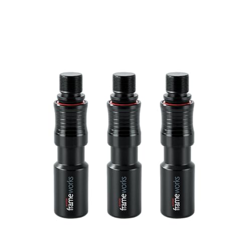 Gator Frameworks Mic Clip Quick Release Stand Adapters, 3-Pack | Quickly Attach and Detach for On-the-Fly Adjustments, 5/8" US threading, Fits most Mic Clips and Boom Arms (GFW-MIC-QRTOP3PK) - style: Quick Release - (3) Pack