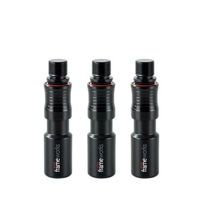 Gator Frameworks Mic Clip Quick Release Stand Adapters, 3-Pack | Quickly Attach and Detach for On-the-Fly Adjustments, 5/8" US threading, Fits most Mic Clips and Boom Arms (GFW-MIC-QRTOP3PK) - style: Quick Release - (3) Pack