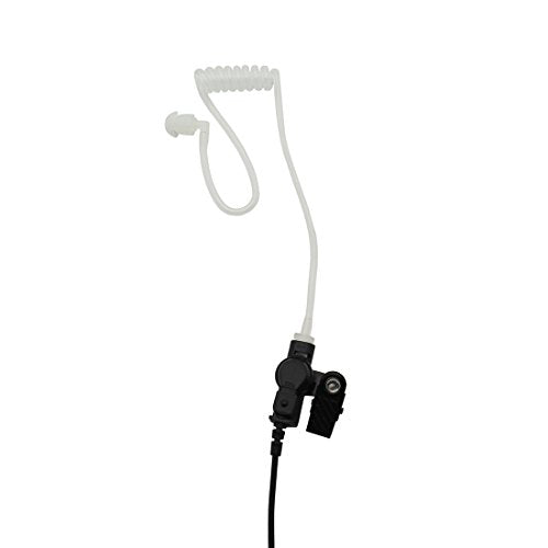 2Pcs 2-Pin Covert Surveillance Acoustic Tube Earpiece MIC is Compatible with Kenwood QUANSHENG TYT BAOFENG UV5R 666s 888S Retevis H-777 2 Way Radio Walkie Talkies