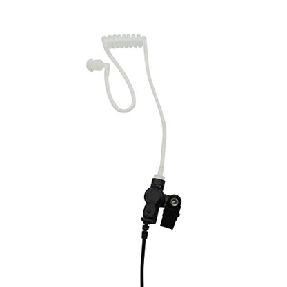 2Pcs 2-Pin Covert Surveillance Acoustic Tube Earpiece MIC is Compatible with Kenwood QUANSHENG TYT BAOFENG UV5R 666s 888S Retevis H-777 2 Way Radio Walkie Talkies