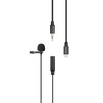 Saramonic LavMicro U1A Lavalier Lapel Microphone with Lightning for iPhone, or iPad with a Built-in 6.6-Foot (2m) Cable for Vlogging, Interviews, YouTube, TikTok, Live Streaming - style: Lightning - 6.6'