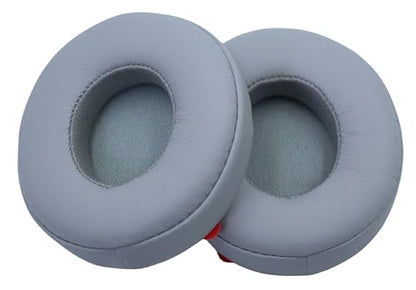 Solo 2 Wireless Earpads Replacement for Beats Solo3 Solo2 Headphones - Gray | Fit for Beats A1796 B0534 Replacement Ear Pad Cushions with Upgrade Memory Foam Covers, (Not Fit Studio, Solo HD, Solo 4) - color: Gray