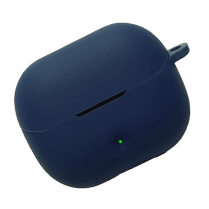 Soft Silicone Case Cover Dedicated Earphone Case Secure Grip Easy Access Scratch Resistant Housing Skin Portable Earphone Pouch - color: blue (navy blue)