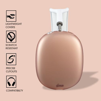 Sonix Protective Case for AirPods Max 2 & 1 | Headphones Cover | Frosted Matte Mauve Coffee - color: Frosted Matte Mauve