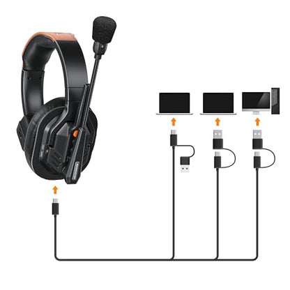 COMICA Seekcom S1 2-Users Full Duplex Wireless Intercom Headset System | 2.4GH 1300ft Team Communication AI/ENC Cancellation with PPT Mute IPX3 Waterproof for Film TV Shooting,Competition Events