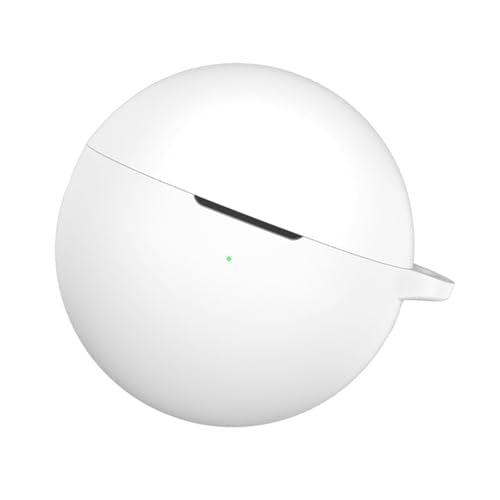 Durability Silicone Protective Cover for Wireless Earbuds Pouches AntiScratch Lightweight Case Easy - color: White