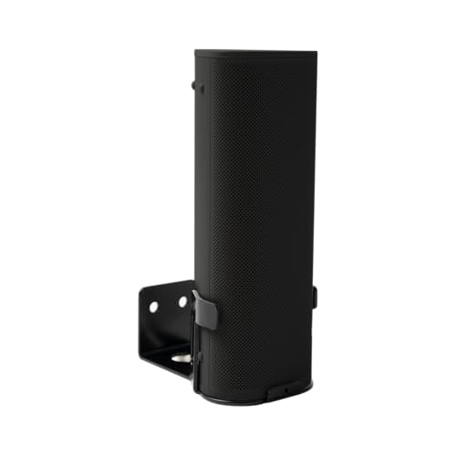 shinar Metal Wall Mount Compatible with Sonos Roam 1/2/SL | Mount Accessory Stand Bracket Compatible with Roam1/2 Roam SL Adjustable Bracket Max. 12 kg (Balck) - color: Balck