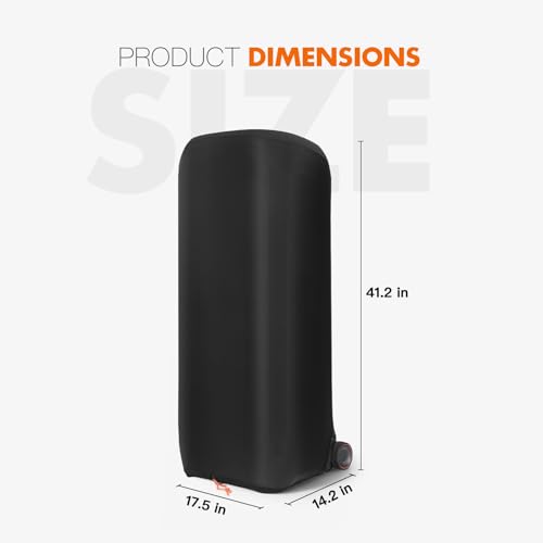 Speaker Cover for JBL Partybox Ultimate Portable Speaker | Dust Cover Protective Case with Adjustable Elastic Buckle, Top Pull Rod Hole, Reusable & Washable - size: For JBL Partybox Ultimate