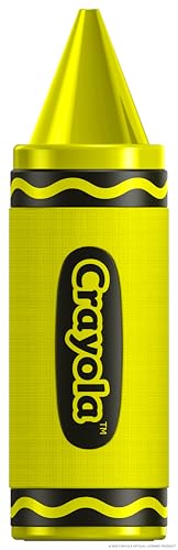 Crayola Kids Crayon Speakers Bluetooth, Portable Bluetooth Speakers | 20W Peak Power HD Sound, Mini Bluetooth Speaker Wireless with TWS Pairing BT 5.3, FM Radio Home/Party/Outdoor/Travel - color: Yellow