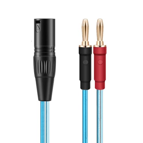 Gotor XLR to Banana Speaker Cable - 3.28ft (XLR Male) - color: XLR Male