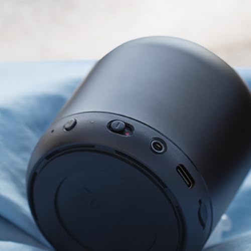 Soundcore Anker Mini, Super-Portable Bluetooth Speaker with FM Radio, 15H | 66 ft Bluetooth Range, Enhanced Bass, Noise-Cancelling Microphone for Leisure and Work Use