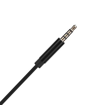 Professional Omnidirectional Portable Lavalier Microphone Wired with 1.5M Cable for Interview Recording for Mobile Phones 3.5mm Interface Plastic Material