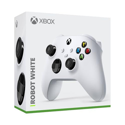 XBOX Wireless Gaming Controller | Robot White | Consoles, PCs, TVs, mobile, and more | Textured Grip | Wireless, Bluetooth, USB-C Connectivity - style: Robot White