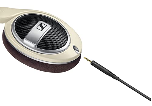 Sennheiser HD 599 Open-Back Wired Audiophile Headphones, Ivory