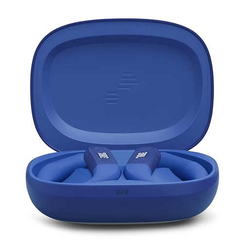 JBL Endurance Peak 4 - Cancelling Sport Earbuds - Blue | Adaptive Noise Cancelling with Smart Ambient, IP68 water and dust proof, Secure fit with TwistLock design - color: Blue