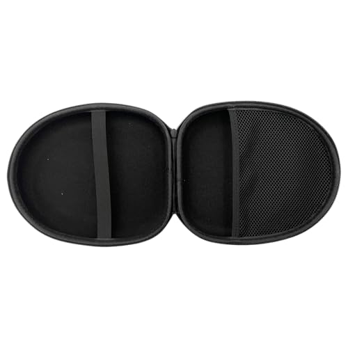 Headphone Case, Black Headset Hard Shell Case, Universal Headphone Storage Protective Bag Suitable for Multiple Models of Headphones