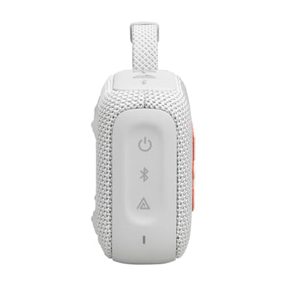 JBL Go 4 - Ultra-Portable, Waterproof and Dustproof Bluetooth Speaker, Big JBL Pro Sound with Punchy bass, 7-Hour Built-in Battery, Made in Part with Recycled Materials (White) - color: White