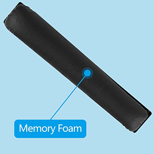 Geekria Protein Leather Headband Pad Compatible with Jabra, Plantronics, Sennheiser, VXI BlueParrott, Headphones Replacement Band Repair Part (Black)