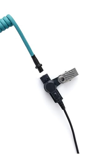 Replacement Braided Nylon Acoustic Coil Tube for Radio in-Ear Earpiece (DF/CTB-24) - color: DF/CTB-24