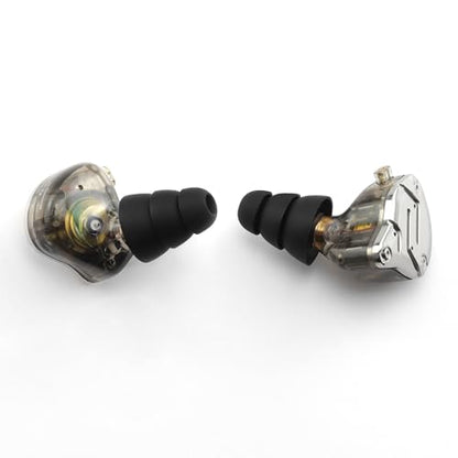 Replacement Triple Flange Ear Tips for KZ ZS10 Pro Earbuds, S/L | Soft Silicone Earbud Tips, 6 Pairs