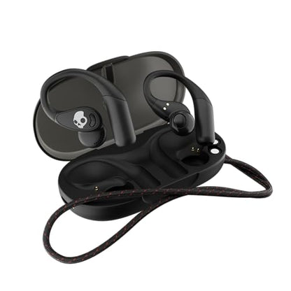 Skullcandy Push 540 Open Wireless Open-Ear Bluetooth Earbuds - True Black | Sweat and Water Resistant, 42 Hours Battery, Detachable Neckband, Secure Over-Ear Fit, Running Outdoors, Exercise, Gym - color: True Black