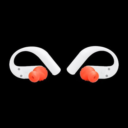 JBL Endurance Peak 4 True Wireless Noise Cancelling Sport Earbuds Bundle with gSport Case (White) - color: White