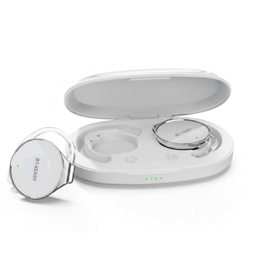 Open Ear Hook Headphones, 52Hrs Playtime Bluetooth Earbuds, Bluetooth 5.4, | On Ear Headphones, Clip-on Earphones Dual Device Pairing for Workout Office Travel - color: White