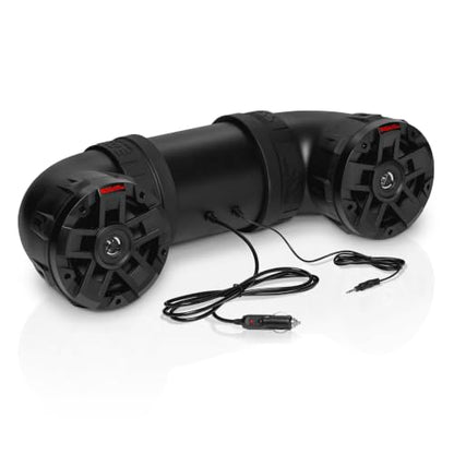 BOSS Audio Systems ATV6.5B 6.5 Inch ATV Speakers, Amplifier, Bluetooth - style: 6.5" Speakers, Black