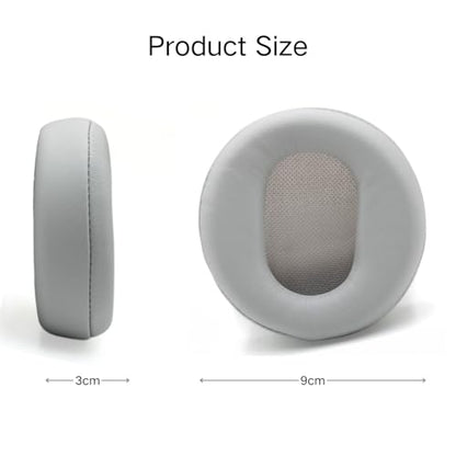 Ear Pads Replacement - Compatible with Microsoft Surface GEN I&II Headphone | Protein Leather Ear Cushions Cups, Breathable Mesh Cover with Mounting Clips (Gray) - color: Gray