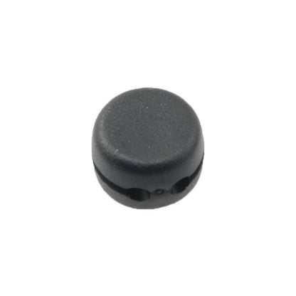 10PCS Headphone Round Flat Cable Splitter Slider 2.0mm Black Round Cable 2mm Headphone Snap On Y Splitter Detachable Clip Black