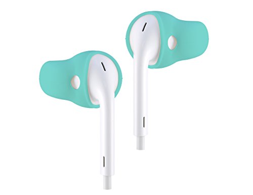 ACOUS Design Purest Earbuds Covers Anti-Slip Sport Covers Compatible with Apple EarPods and AirPods (Light Blue) - color: Light Blue