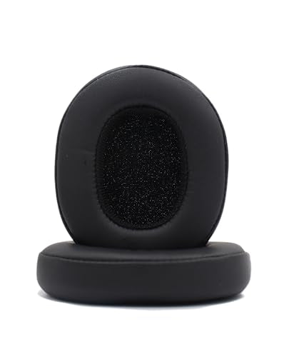 Replacement Ear Pads for Skullcandy Crusher Wireless/Crusher360 Headphones | Also suitable for Hesh3/Hesh ANC/Hesh Evo/Venue ANC/Crusher Evo/Crusher ANC headphones-black - color: Black/leather