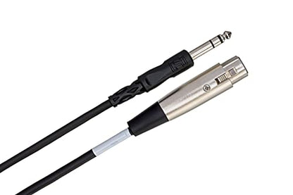 Hosa PXF-115 Unbalanced Interconnect, XLR3F to 1/4 Inch TS, 15 Feet - size: 15 feet