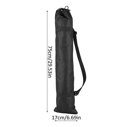 Bewinner Portable Camera Tripod Bag Folding Padded Oxford Carry Case for DSLR Tripod Monopod Microphone Stand 75cm - Lightweight Outdoor Photography Gear Storage with Adjustable Strap