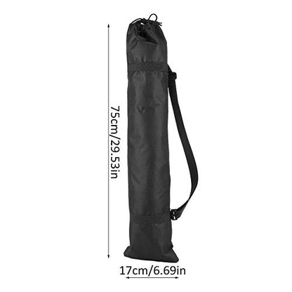 Bewinner Portable Camera Tripod Bag Folding Padded Oxford Carry Case for DSLR Tripod Monopod Microphone Stand 75cm - Lightweight Outdoor Photography Gear Storage with Adjustable Strap