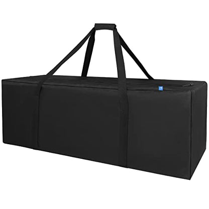 COOLBEBE 42" Sports Duffle Bag - 150L Extra Large Travel Duffel Luggage Bag | Upgrade Zipper, Sturdy & Water Resistant for Camping Moving, Black - size: 42" x 15" x 15"