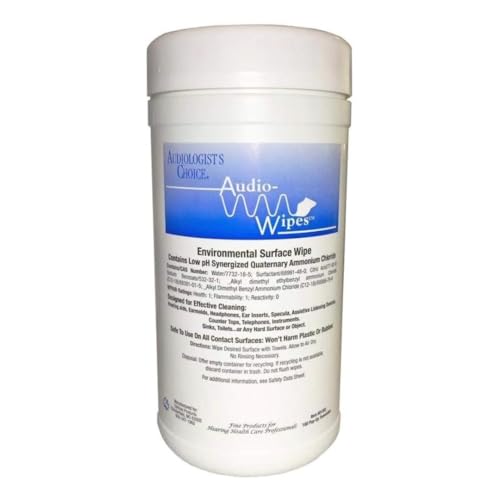 Audiologist's Choice Earbud Cleaning Kit with Audio Wipes - 3-in-1 Pen for AirPods, iPhone Cleaner, Earwax Removal, Speaker & Bluetooth Earbuds - Compact & Travel-Friendly (Canister (160 Count)) - size: Canister (160 Count)