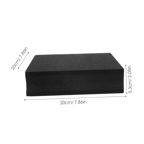 Hemoton Acoustic Isolation Pad for Speakers Soundproof Foam -Layer Design Noise Isolation Pad for Studio Monitors Enhanced Stability and Vibration Control