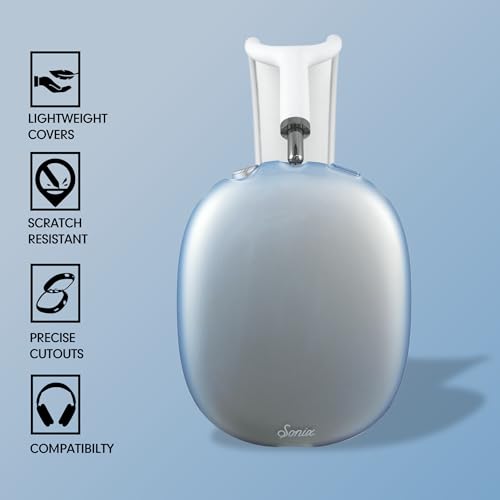 Sonix Protective Case for AirPods Max 2 & 1 | Headphones Cover | Frosted Matte Light Blue - color: Frosted Matte Light Blue