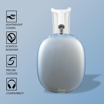 Sonix Protective Case for AirPods Max 2 & 1 | Headphones Cover | Frosted Matte Light Blue - color: Frosted Matte Light Blue