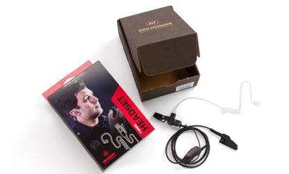 EH Acoustic Tube Earpiece/Headset with PTT and Mic Surveillance Kit for Kenwood NX-200 NX-210 NX-300 NX-3200 NX-3300 NX-3400 NX-410 NX-411 NX-5200 NX-5300 NX-5400 Radios. One-Wire eartube headset. - style: For Kenwood NX radios