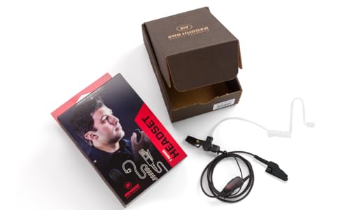 EH Acoustic Tube Earpiece/Headset with PTT and Mic Surveillance Kit for Kenwood NX-200 NX-210 NX-300 NX-3200 NX-3300 NX-3400 NX-410 NX-411 NX-5200 NX-5300 NX-5400 Radios. One-Wire eartube headset. - style: For Kenwood NX radios