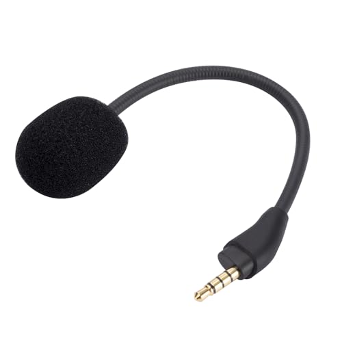 Replacement Game Mic for HyperX Cloud III 3 Gaming-Headset, 3.5mm Detachable Boom Microphone